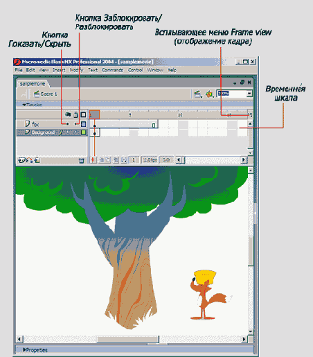 Главное окно Flash
